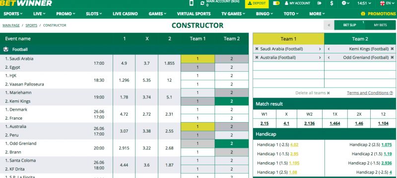 Casino and Sportsbook Betwinner