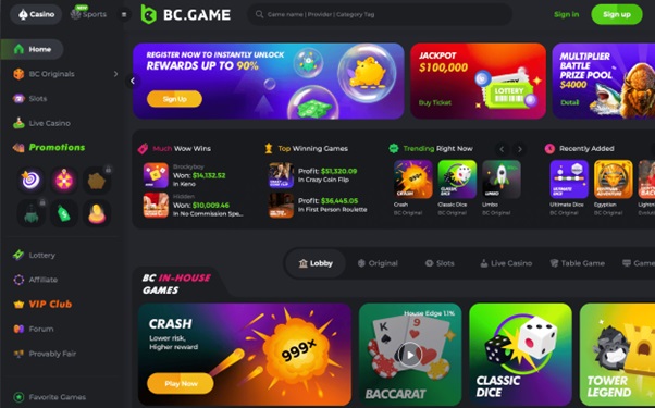 Discover the Excitement of Online Gaming BC.Game sign in